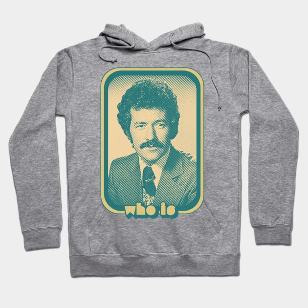 Who Is ... Alex Trebek / Retro Vintage Aesthetic Fan Design Hoodie by DankFutura